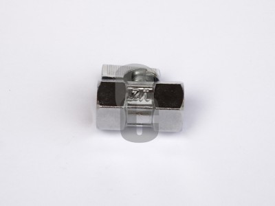 Кран мини СРЕБРО 1-2 ж.ж -ISCA-